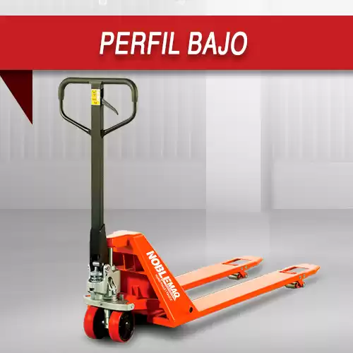 patin hidraulico industrial de perfil bajo