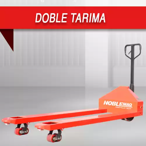 patin hidraulico industrial doble tarima