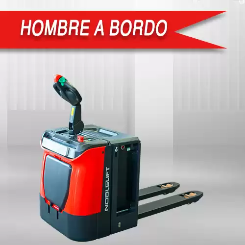 patin industrial hombre a bordo